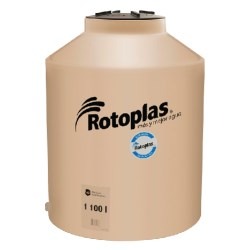 TINACO ROTOPLAS 1100L CON ACCESORIOS